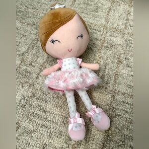 Baby Starters Ballerina Plush Lovey Doll EUC